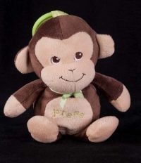Garanimals Brown Monkey Musical Light Up Stroller Plush